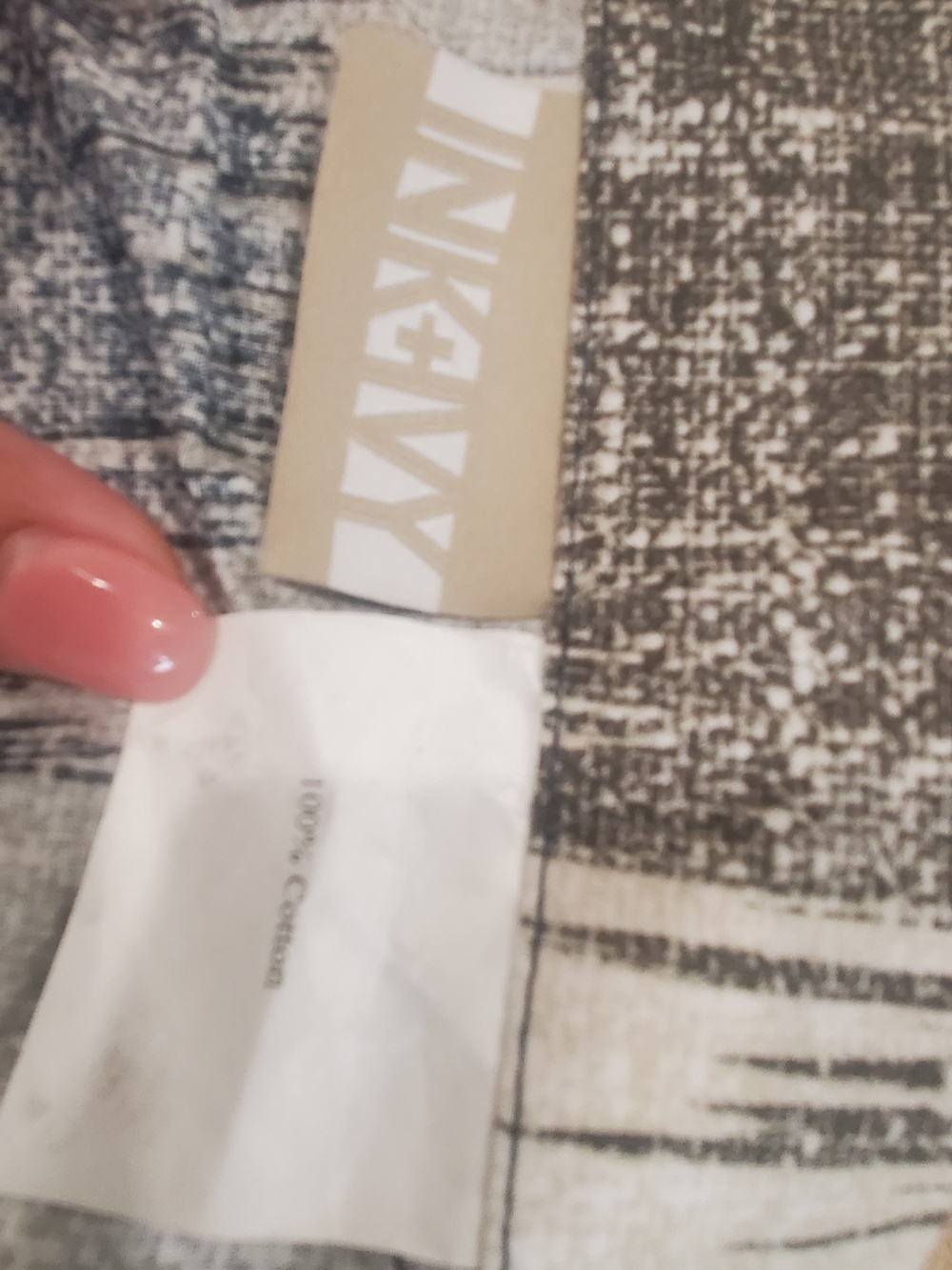 Used/like New Shower Curtain 100% Cotton